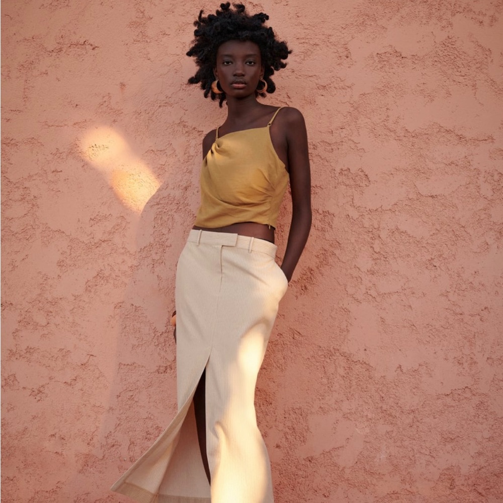 Zara Strappy Draped Top
